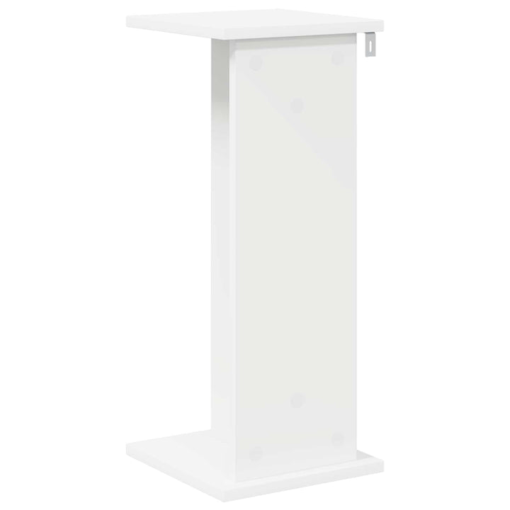 Planteholder 2 pcs Hvid 25 x 25,5 x 60,5 cm Konstrueret træ