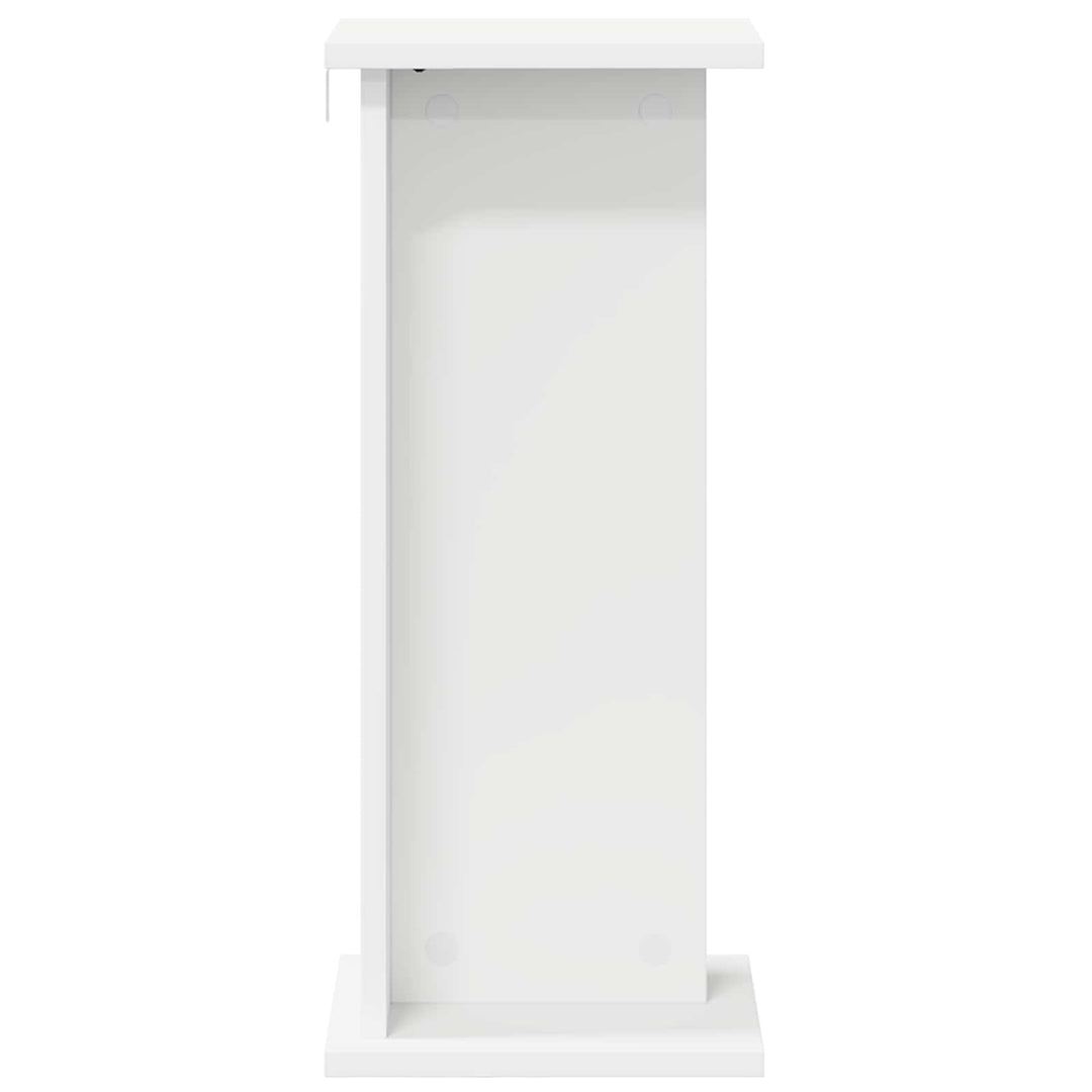 Planteholder 2 pcs Hvid 25 x 25,5 x 60,5 cm Konstrueret træ