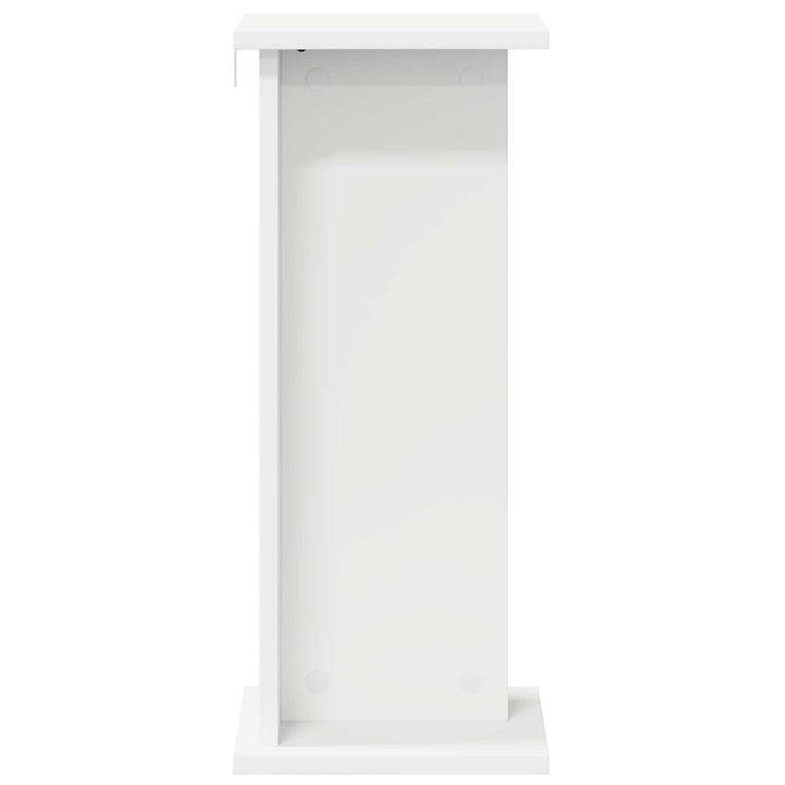 Planteholder 2 pcs Hvid 25 x 25,5 x 60,5 cm Konstrueret træ
