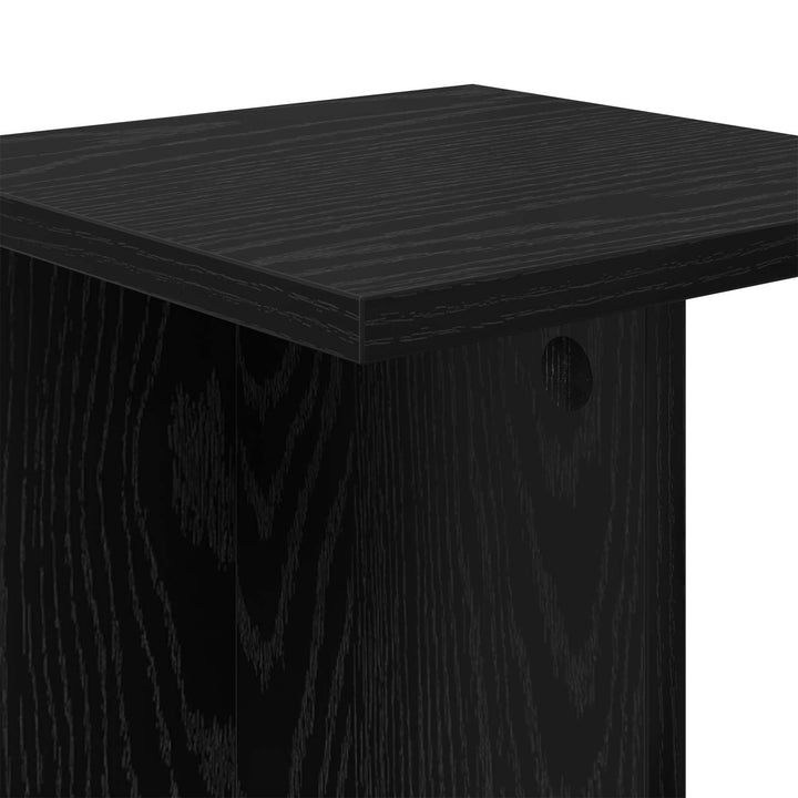 Planteholder 2 stk. Sort eg 25 x 25,5 x 60,5 cm Konstrueret træ