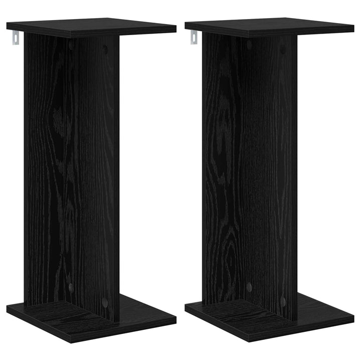 Planteholder 2 stk. Sort eg 25 x 25,5 x 60,5 cm Konstrueret træ