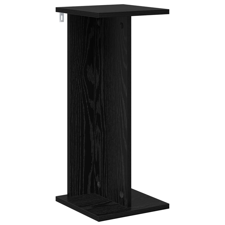 Planteholder 2 stk. Sort eg 25 x 25,5 x 60,5 cm Konstrueret træ