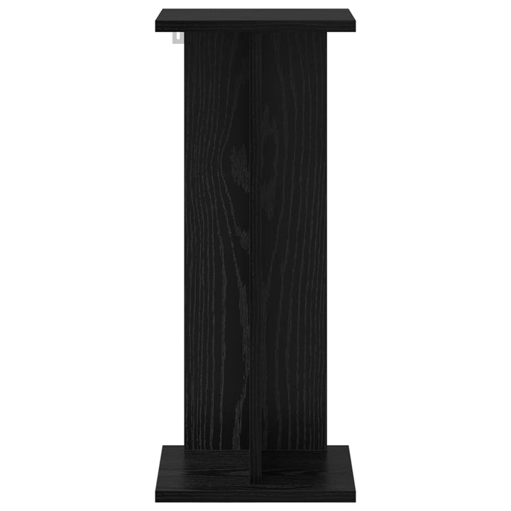 Planteholder 2 stk. Sort eg 25 x 25,5 x 60,5 cm Konstrueret træ