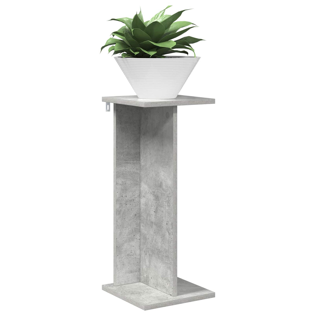 Planteholder Betongrå 25 x 25,5 x 60,5 cm Konstrueret træ