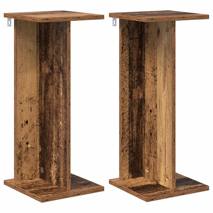 Planteholder 2 pcs Gammelt træ 25 x 25,5 x 60,5 cm