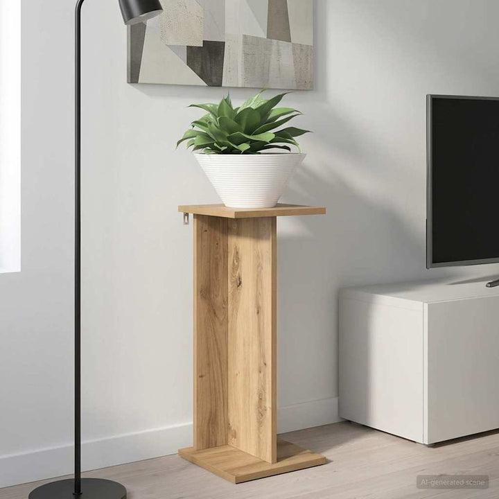 Planteholder Artisan Eg 25 x 25,5 x 60,5 cm Konstrueret træ