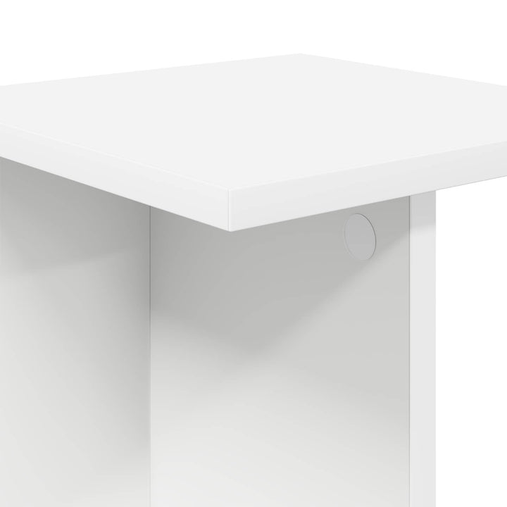 Planteholder 2 stk. Hvid 25 x 25,5 x 40,5 cm Konstrueret træ