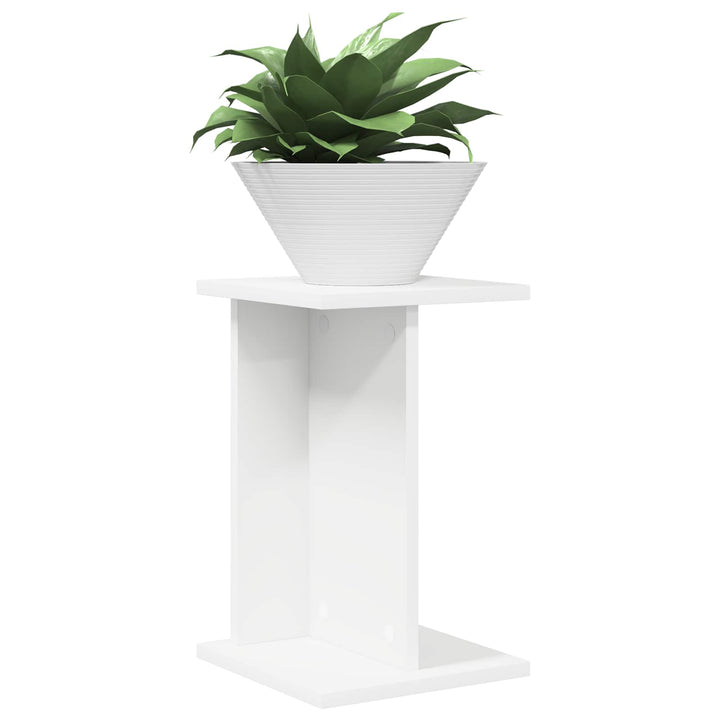 Planteholder 2 stk. Hvid 25 x 25,5 x 40,5 cm Konstrueret træ