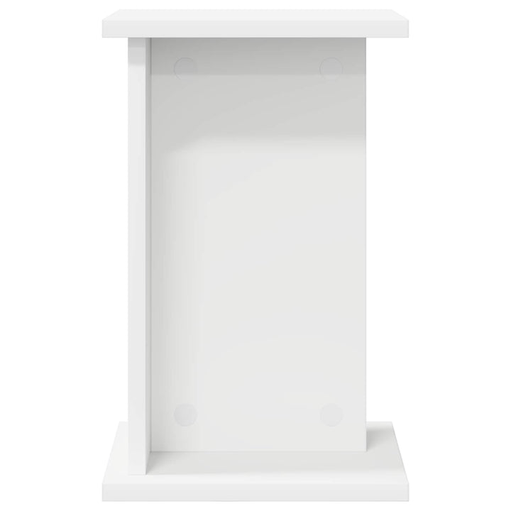 Planteholder 2 stk. Hvid 25 x 25,5 x 40,5 cm Konstrueret træ