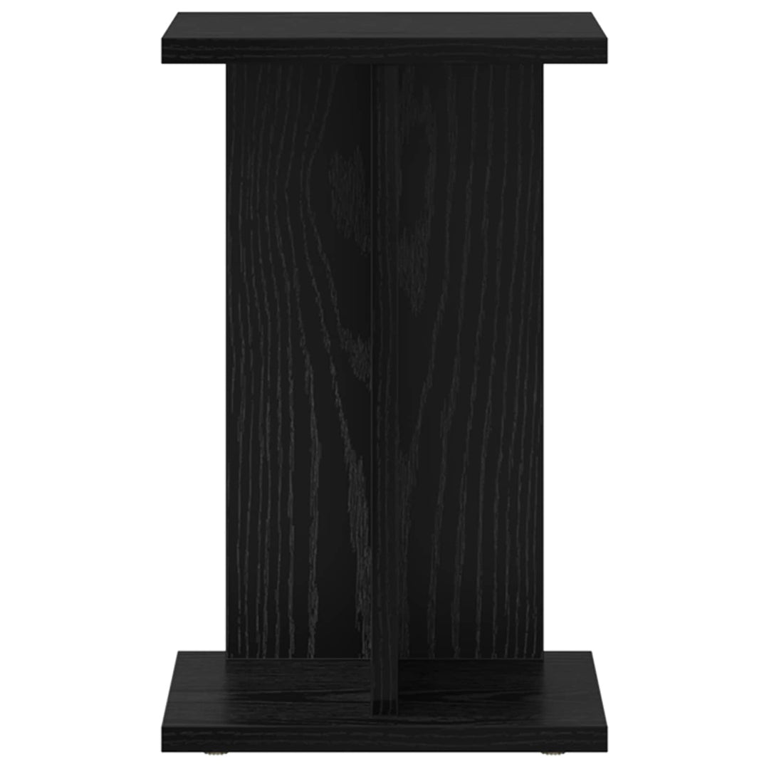 Planteholder 2 stk. Sort eg 25 x 25,5 x 40,5 cm Konstrueret træ