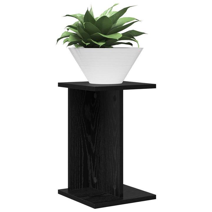 Planteholder 2 stk. Sort eg 25 x 25,5 x 40,5 cm Konstrueret træ