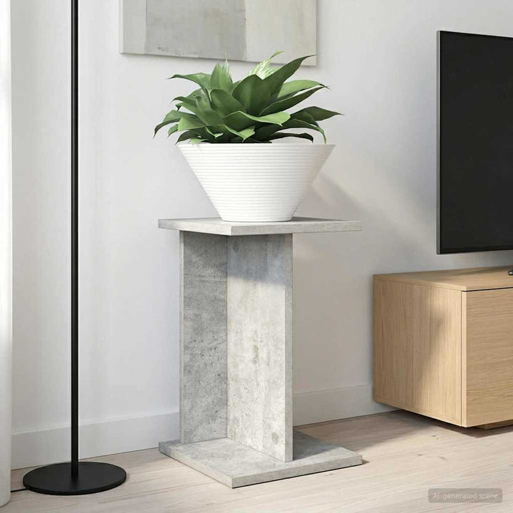 Planteholder 2 stk. Betongrå 25 x 25,5 x 40,5 cm