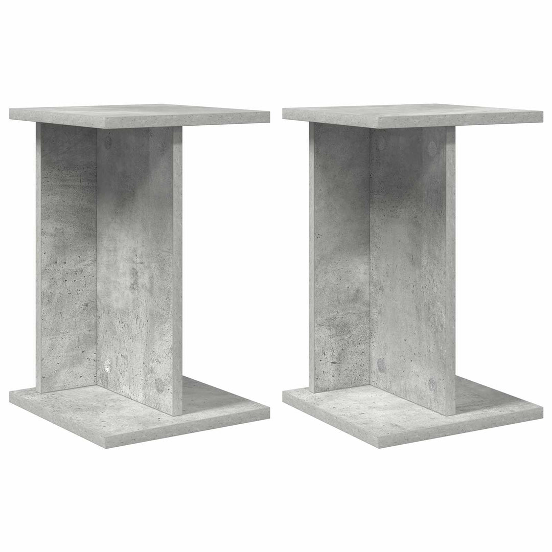 Planteholder 2 stk. Betongrå 25 x 25,5 x 40,5 cm