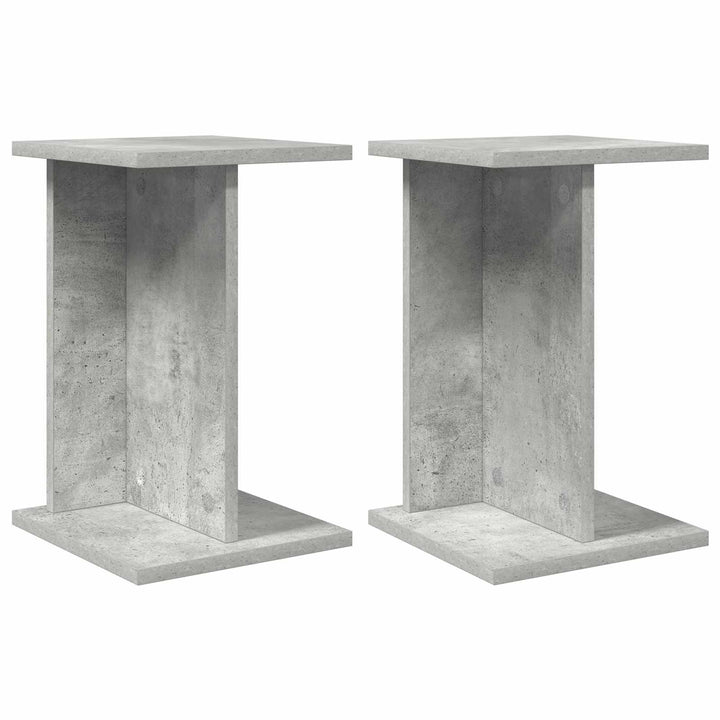 Planteholder 2 stk. Betongrå 25 x 25,5 x 40,5 cm