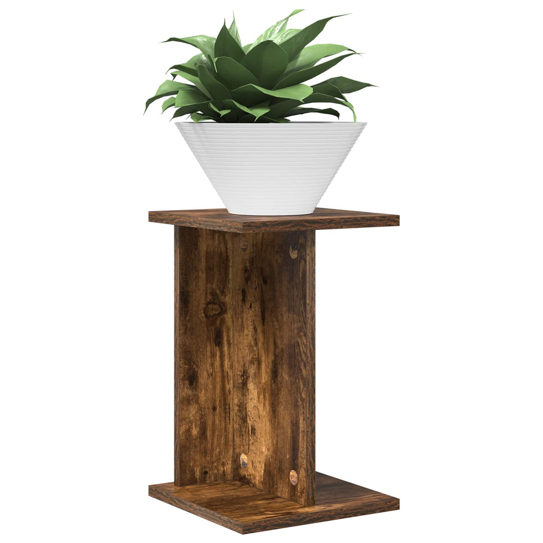 Planteholder 2 stk. Røget eg 25 x 25,5 x 40,5 cm