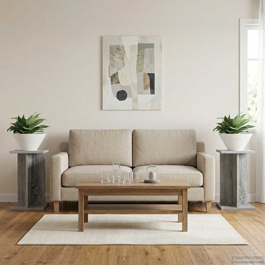 Planteholder 2 stk. Grå Sonoma 25 x 25,5 x 40,5 cm