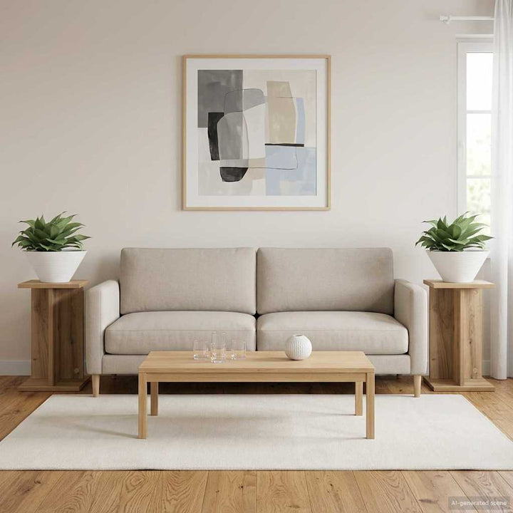 Planteholder 2 stk. Artisan Eg 25 x 25,5 x 40,5 cm