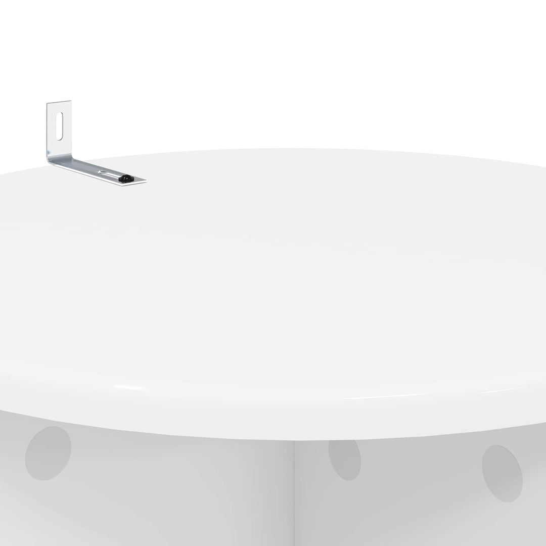Planteholder 2 pcs Hvid Ø40 x 100 cm Konstrueret træ