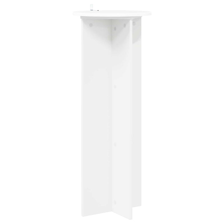 Planteholder 2 pcs Hvid Ø40 x 100 cm Konstrueret træ