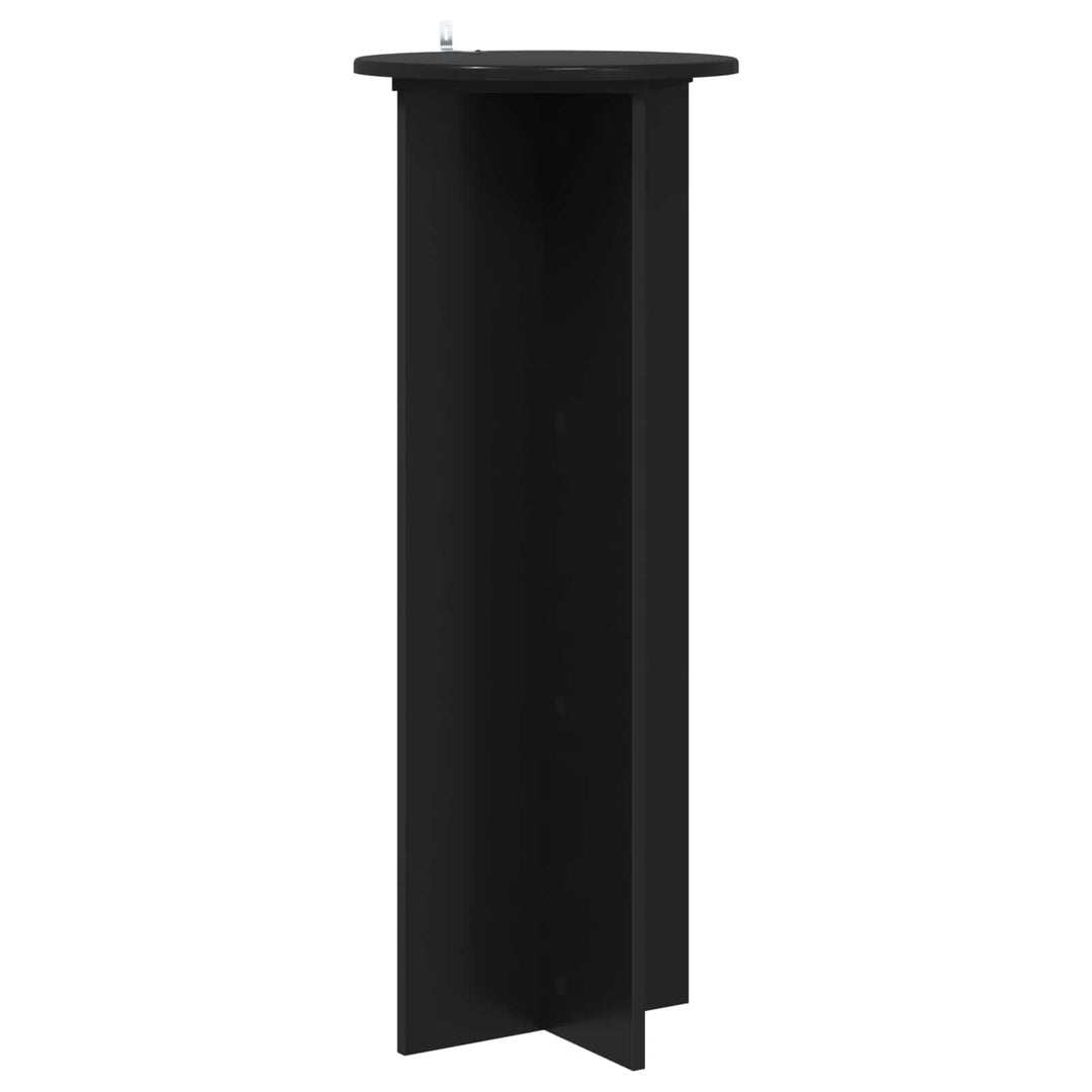 Planteholder 2 pcs Sort Ø40 x 100 cm Konstrueret træ