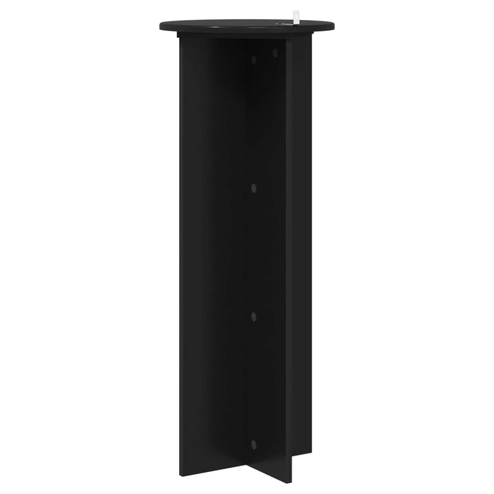 Planteholder 2 pcs Sort Ø40 x 100 cm Konstrueret træ