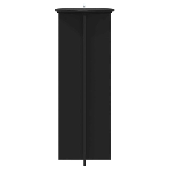 Planteholder 2 pcs Sort Ø40 x 100 cm Konstrueret træ