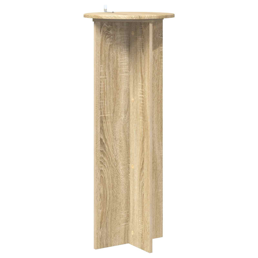 Planteholder 2 pcs Sonoma-eg Ø40 x 100 cm Konstrueret træ
