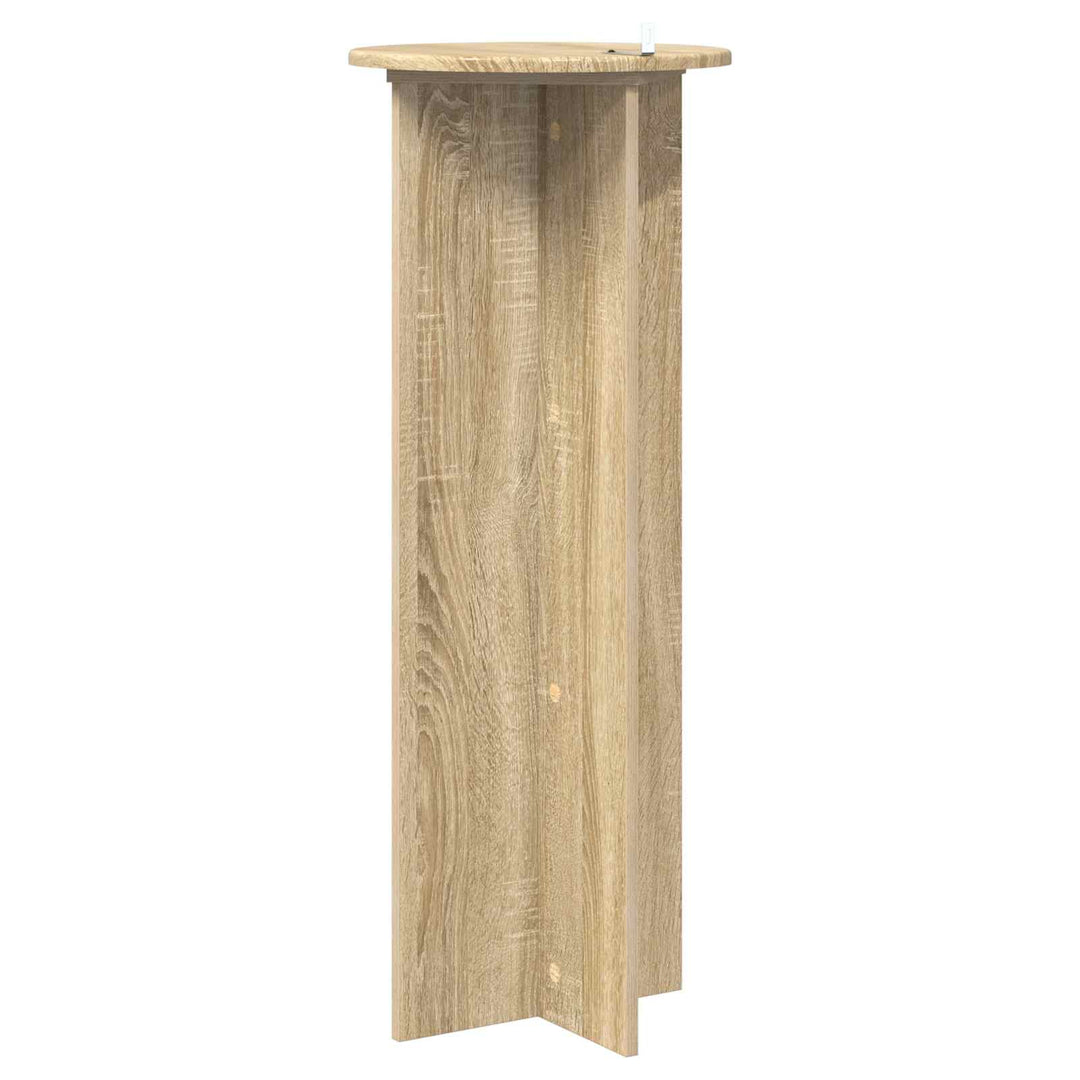 Planteholder 2 pcs Sonoma-eg Ø40 x 100 cm Konstrueret træ