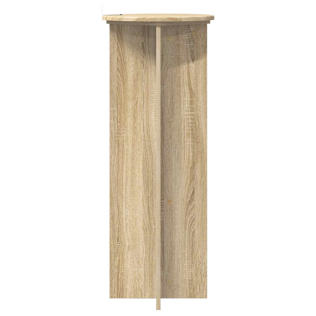 Planteholder 2 pcs Sonoma-eg Ø40 x 100 cm Konstrueret træ