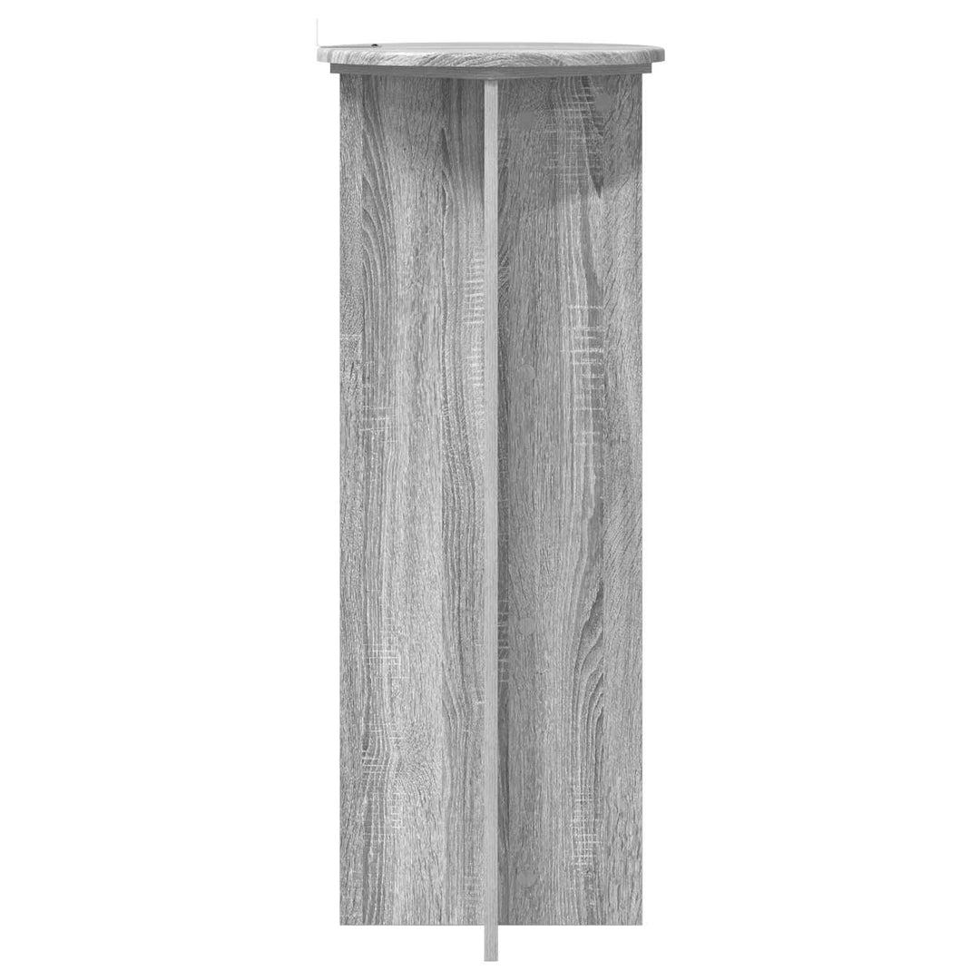 Planteholder 2 stk. Grå sonoma-eg Ø40 x 100 cm Konstrueret træ