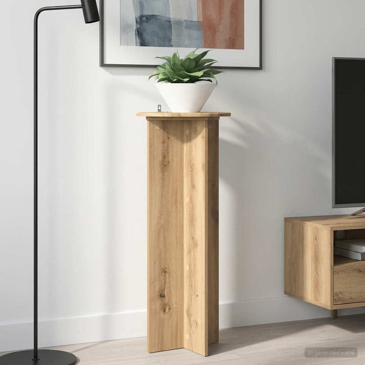 Planteholder 2 pcs Artisan-eg Ø40 x 100 cm Konstrueret træ