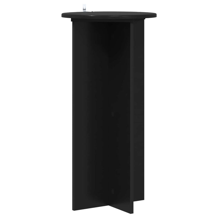 Planteholder 2 pcs Sort 40 x 40 x 80 cm Konstrueret træ