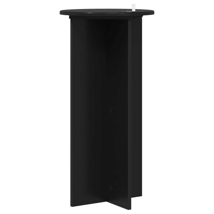Planteholder 2 pcs Sort 40 x 40 x 80 cm Konstrueret træ