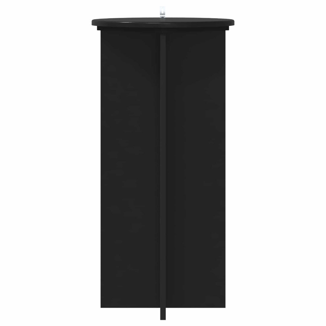 Planteholder 2 pcs Sort 40 x 40 x 80 cm Konstrueret træ