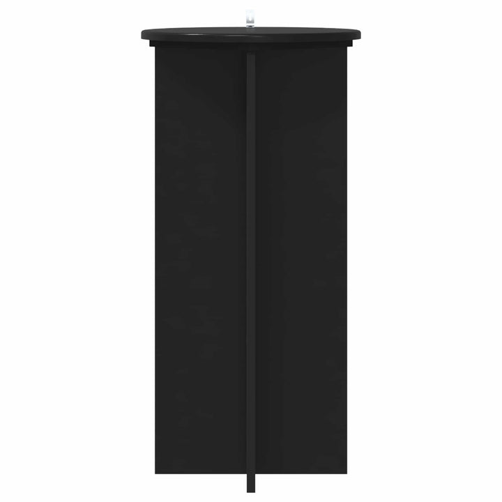 Planteholder 2 pcs Sort 40 x 40 x 80 cm Konstrueret træ