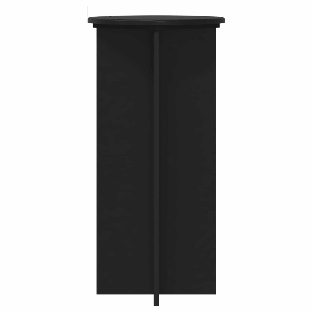 Planteholder 2 pcs Sort 40 x 40 x 80 cm Konstrueret træ