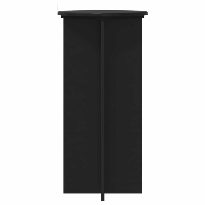 Planteholder 2 pcs Sort 40 x 40 x 80 cm Konstrueret træ