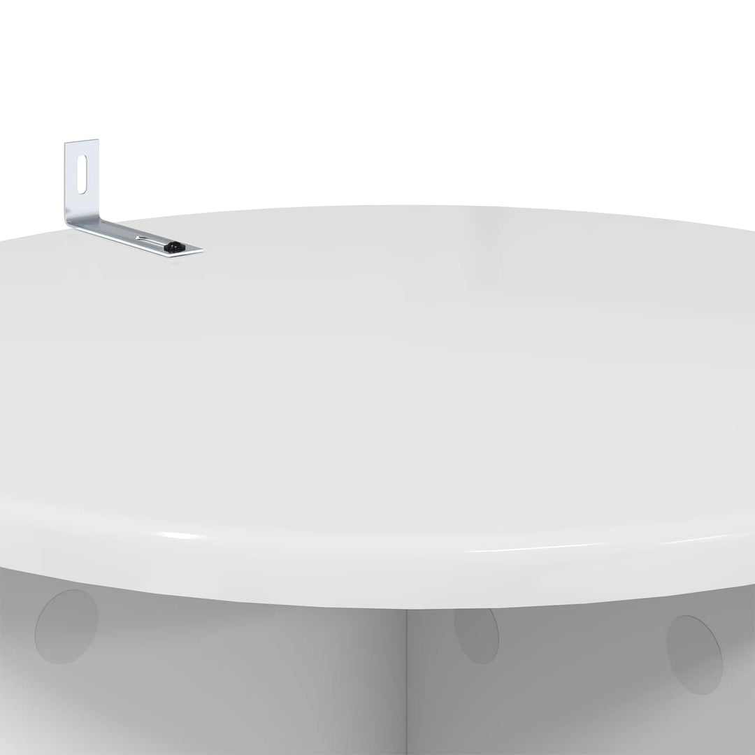 Planteholder 2 pcs Hvid højglans 40 x 40 x 80 cm