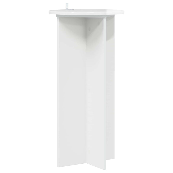 Planteholder 2 pcs Hvid højglans 40 x 40 x 80 cm