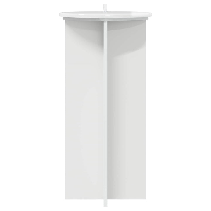 Planteholder 2 pcs Hvid højglans 40 x 40 x 80 cm