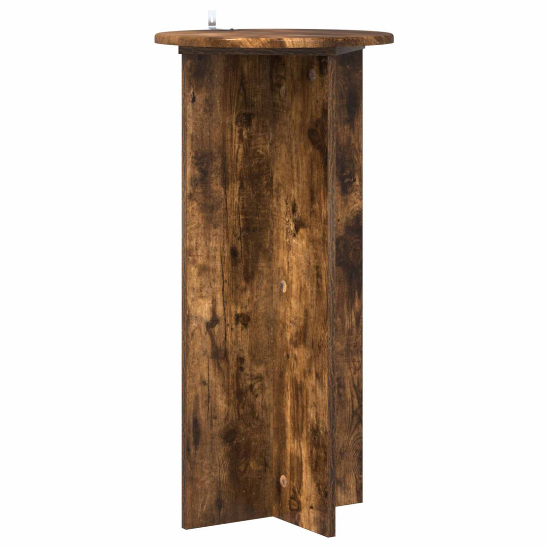 Planteholder 2 stk. Røget eg 40 x 40 x 80 cm Konstrueret træ