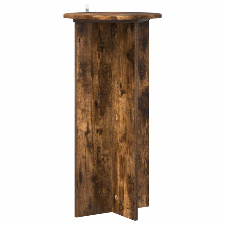 Planteholder 2 stk. Røget eg 40 x 40 x 80 cm Konstrueret træ