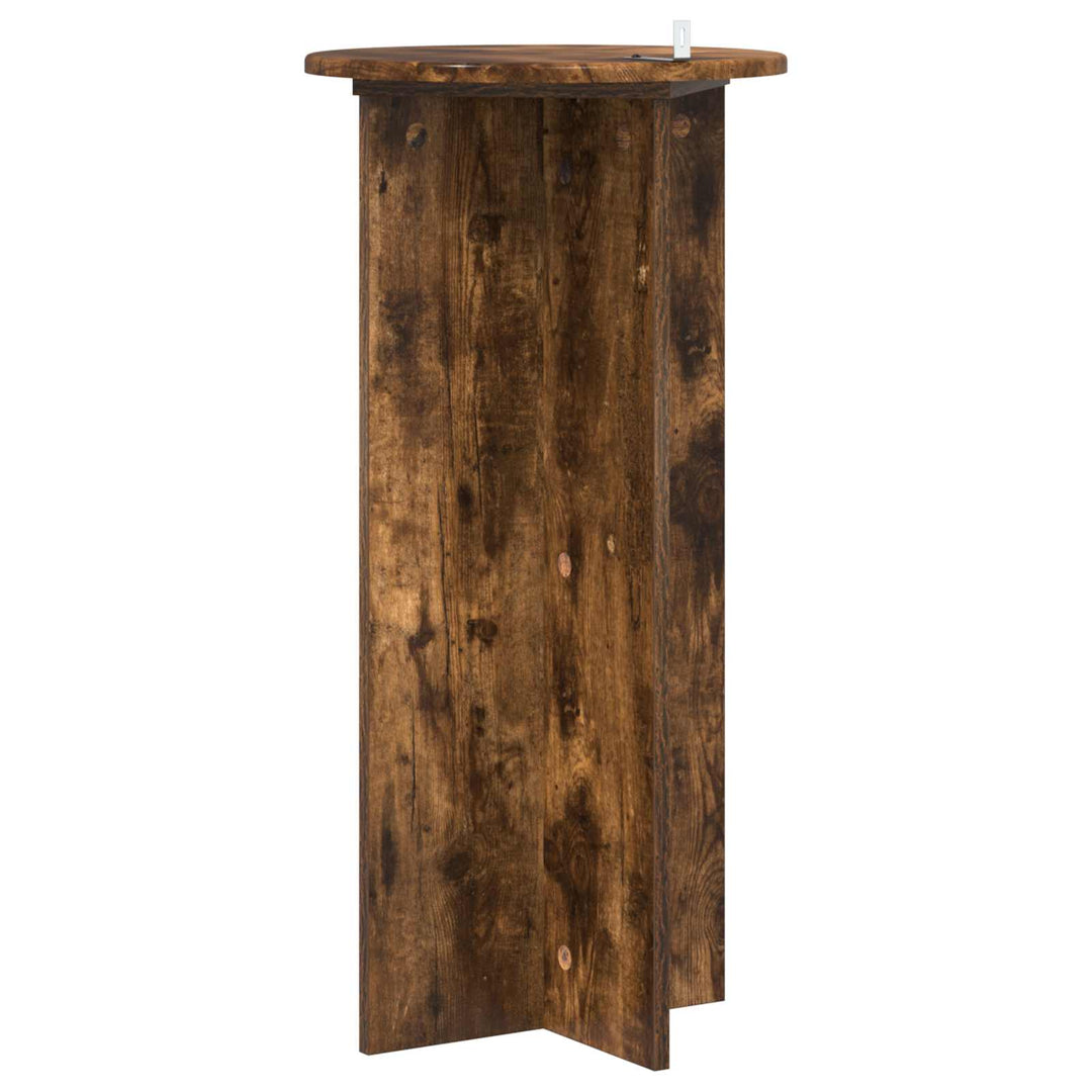 Planteholder 2 stk. Røget eg 40 x 40 x 80 cm Konstrueret træ