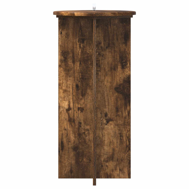 Planteholder 2 stk. Røget eg 40 x 40 x 80 cm Konstrueret træ