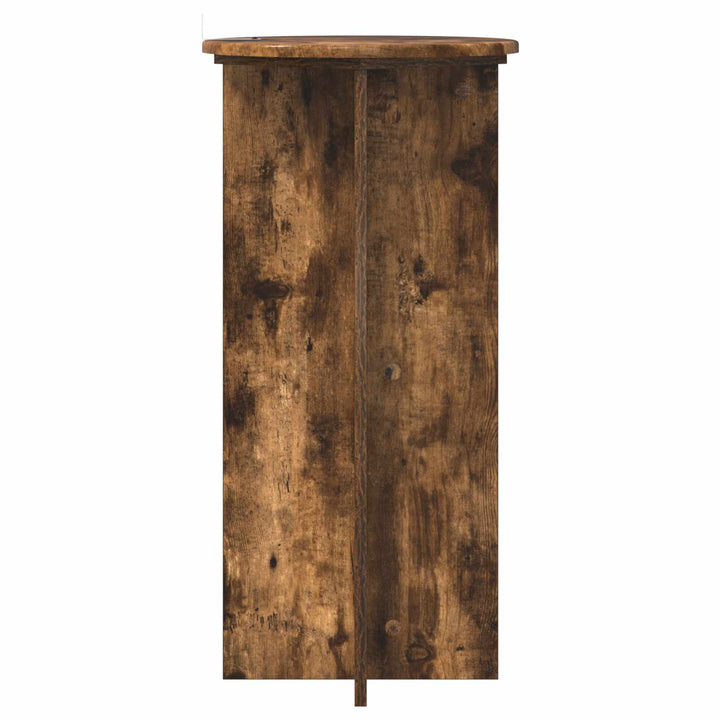 Planteholder 2 stk. Røget eg 40 x 40 x 80 cm Konstrueret træ