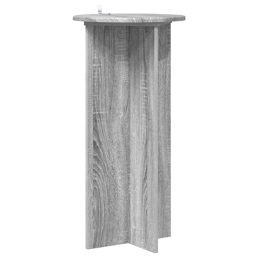 Planteholder 2 stk. Grå sonoma-eg 40 x 40 x 80 cm