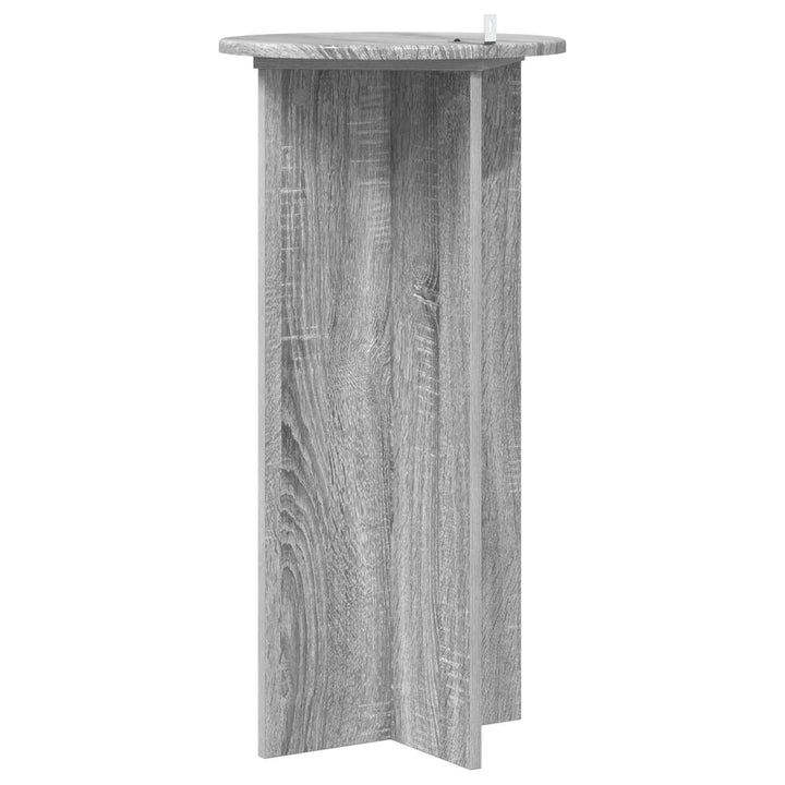 Planteholder 2 stk. Grå sonoma-eg 40 x 40 x 80 cm