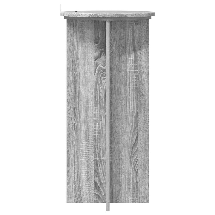 Planteholder 2 stk. Grå sonoma-eg 40 x 40 x 80 cm