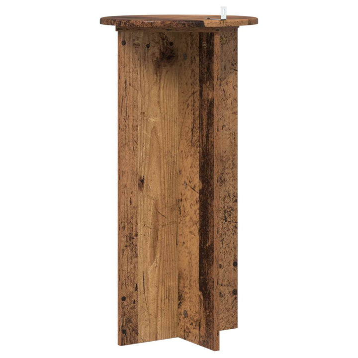 Planteholder 2 pcs Gammelt træ 40 x 40 x 80 cm Konstrueret træ