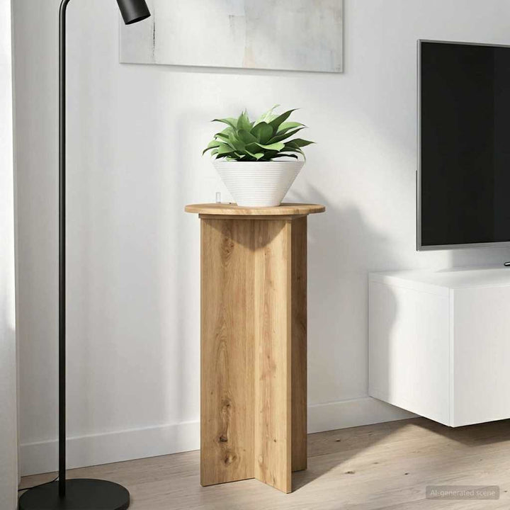 Planteholder 2 pcs Artisan-eg 40 x 40 x 80 cm Konstrueret træ